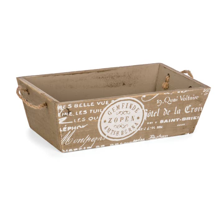 Wood Tray- Tan for wholesale by Willow Group