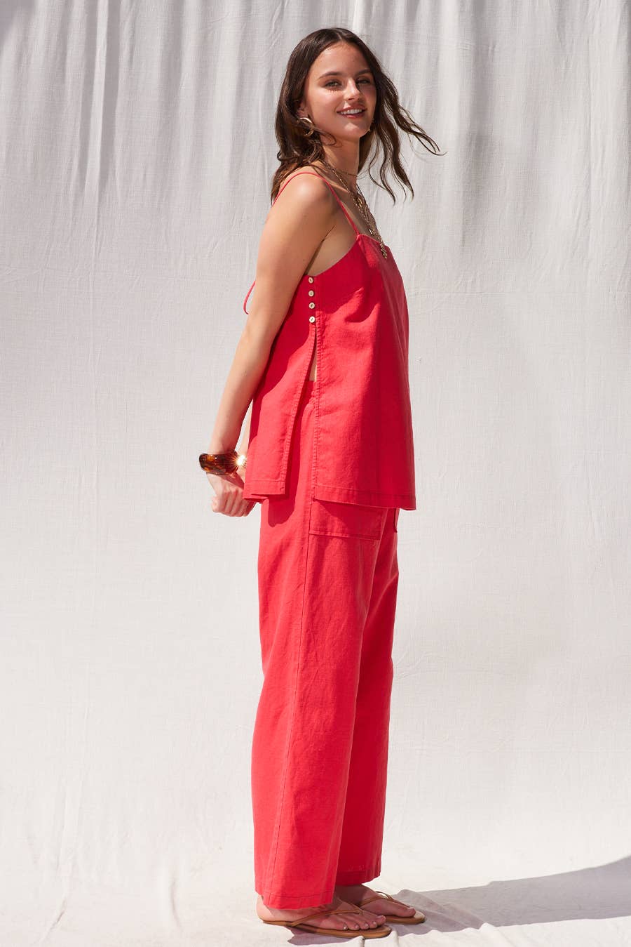 ILLA ILLA - Wholesale Top & Pant Set (NOT Loungewear) - Women's - Linen Top And Pants Set24