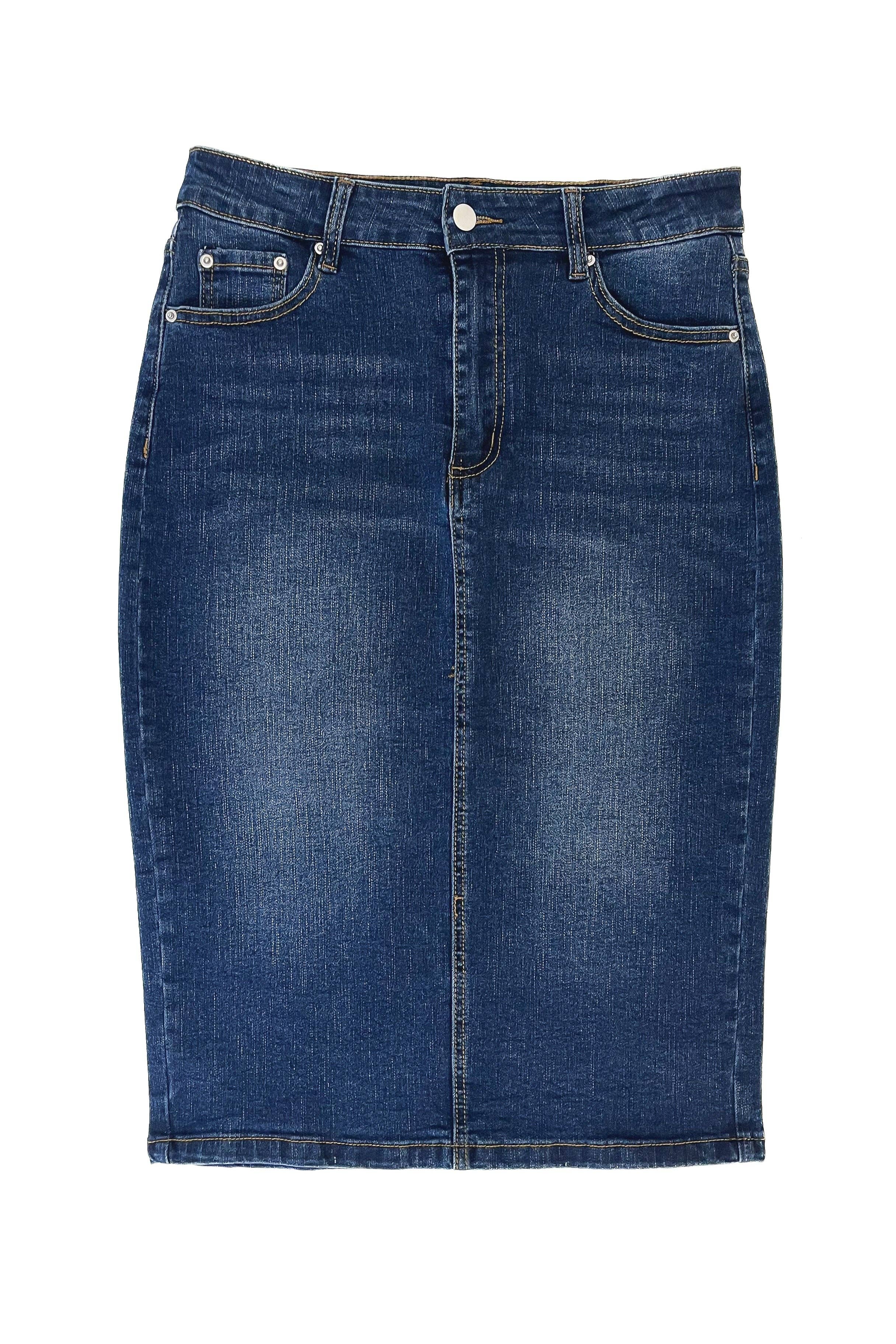 Jupe De Abby - Vente Jupe – femme - Le Havre en Dk. Indigo0