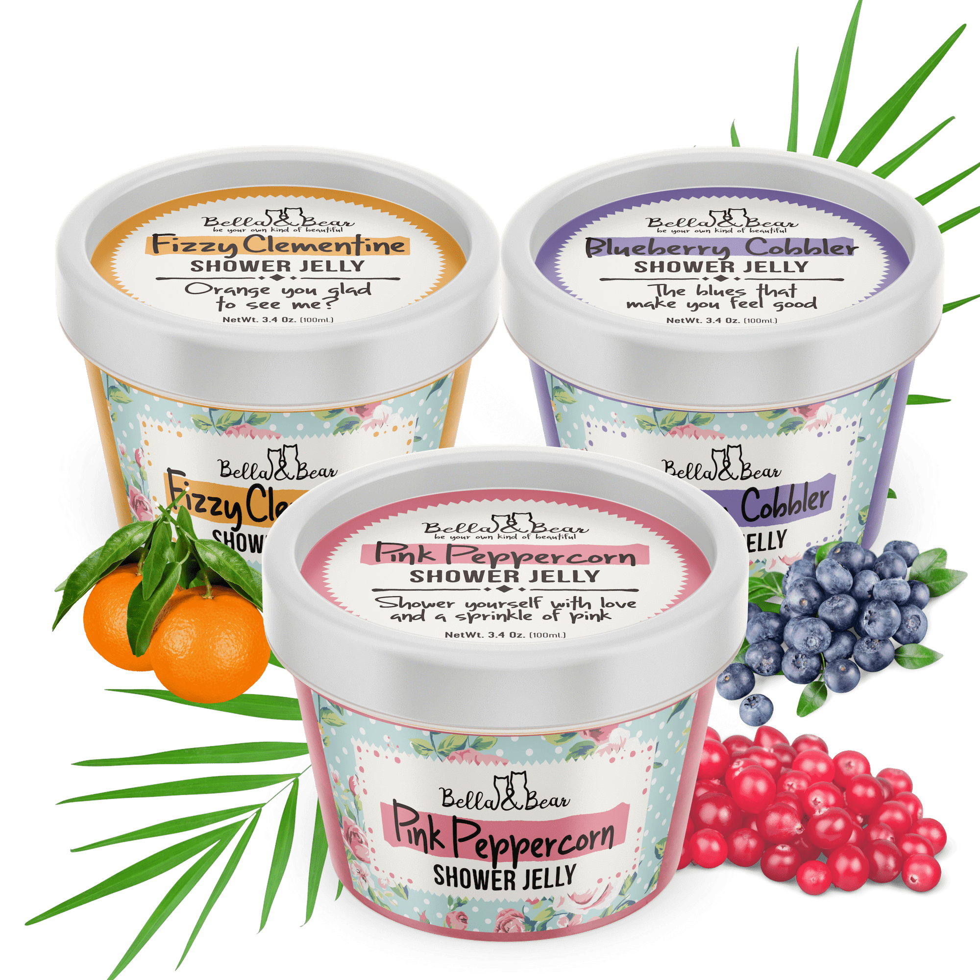 Bella & Bear – Engroshandel Kropssæbe/brusegel – Tutti Frutti Shower Jelly Body Wash Gavesæt | Kvinder Teenagere2
