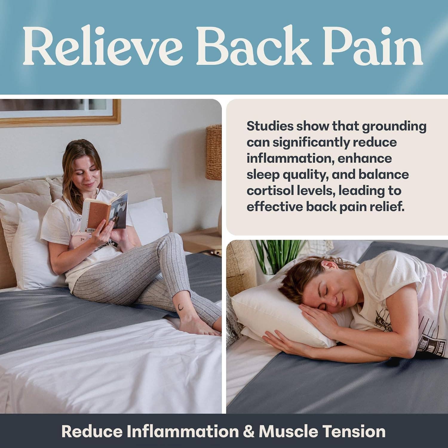 GAYA – wholesale Sänglöpare – Jordningsmatta för säng – Bättre sömn & inflammation, King4