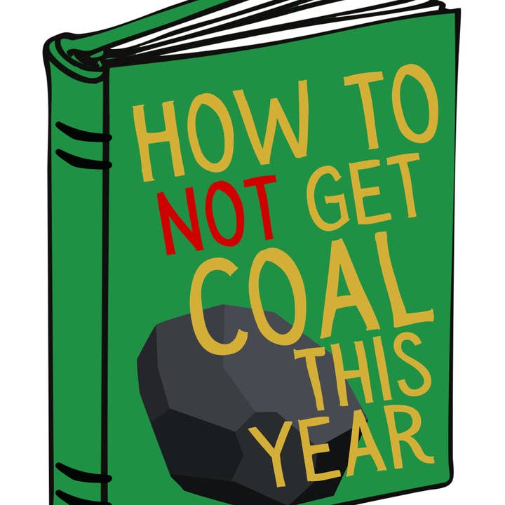 Feiertags-Kohlegrußkarte für den Großhandel von The Librarian’s Candle Co