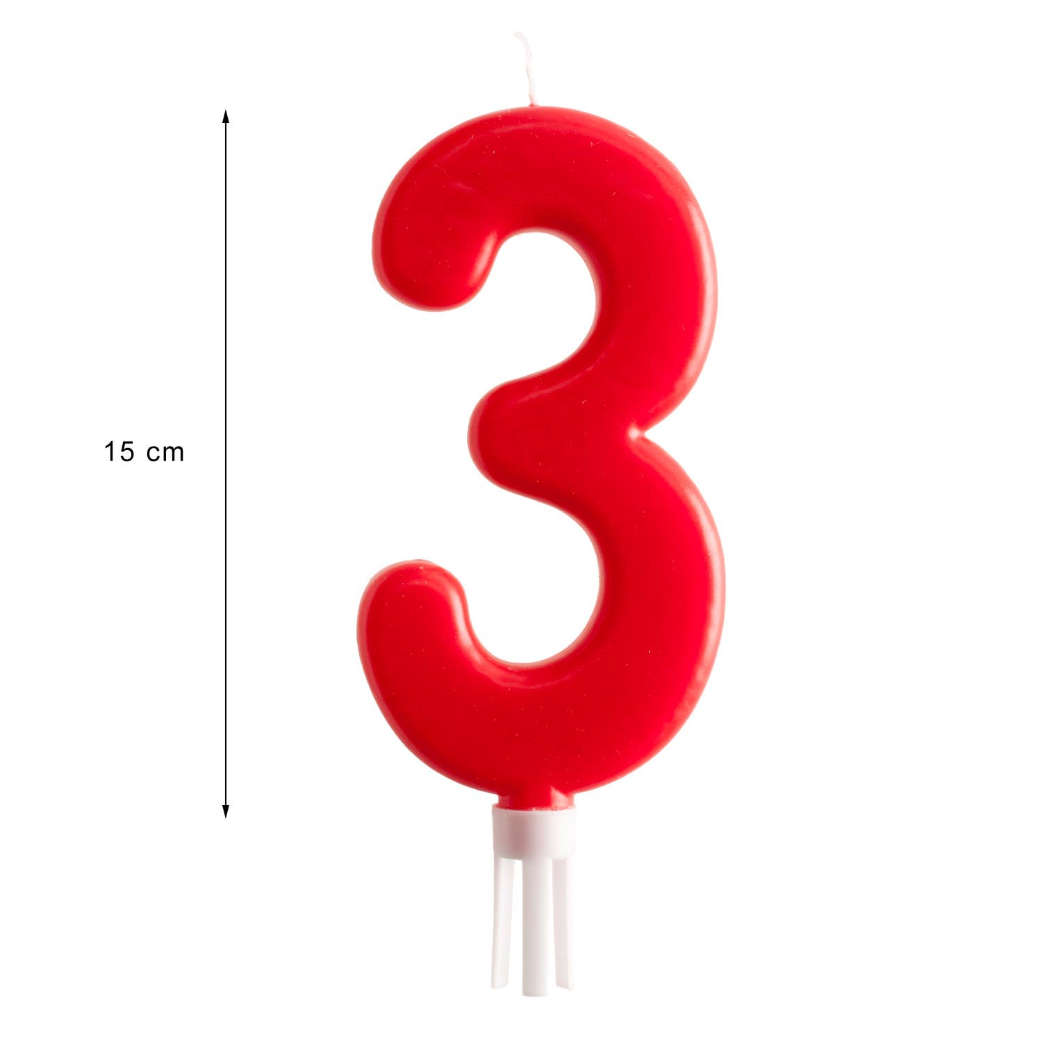 red Giant birthday candle for cakes, 15 cm for wholesale on Faire13