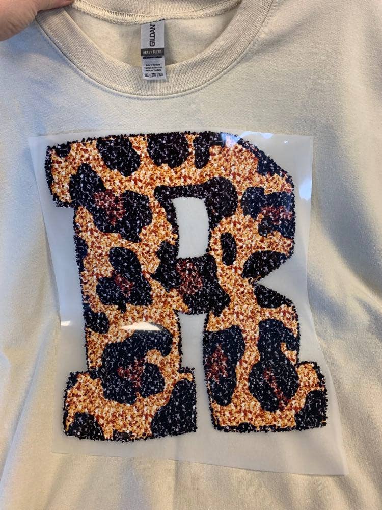Sweet and Sassy Tees - Wholesale Sublimation Transfer - Sequined Leopard Letters DTF Transfers1