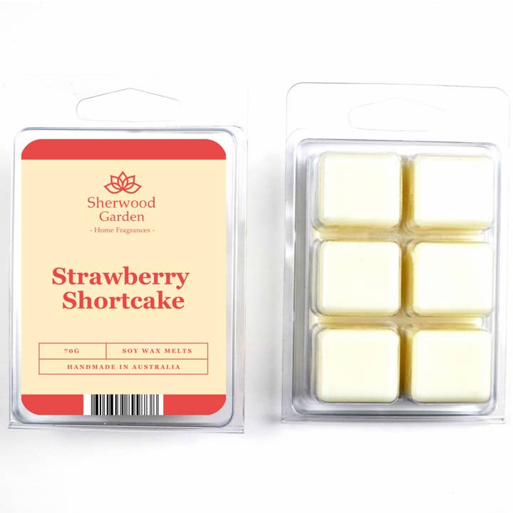 Strawberry Shortcake Soy Wax Melts 70g for wholesale by Sherwood Garden Home Fragrances