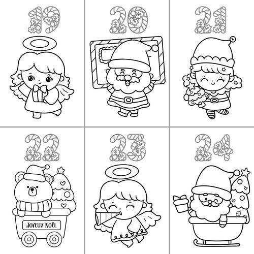 ColorFall Editions - Vendita all'ingrosso Libro da colorare e attività - Bambini e neonati - Libro da colorare per bambini, Disegni da colorare dell'Avvento da6