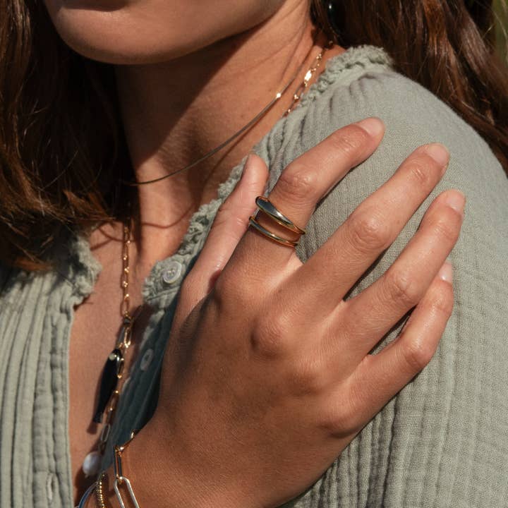 THATCH - Wholesale Band/Stacked Ring - Cielo Ring1