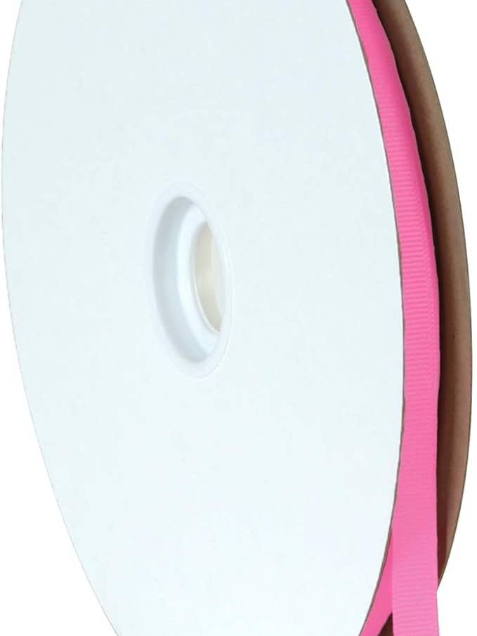 Grosgrain Hot Pink 3/8" x 100 Yards for wholesale by Berwick Offray Ribbon