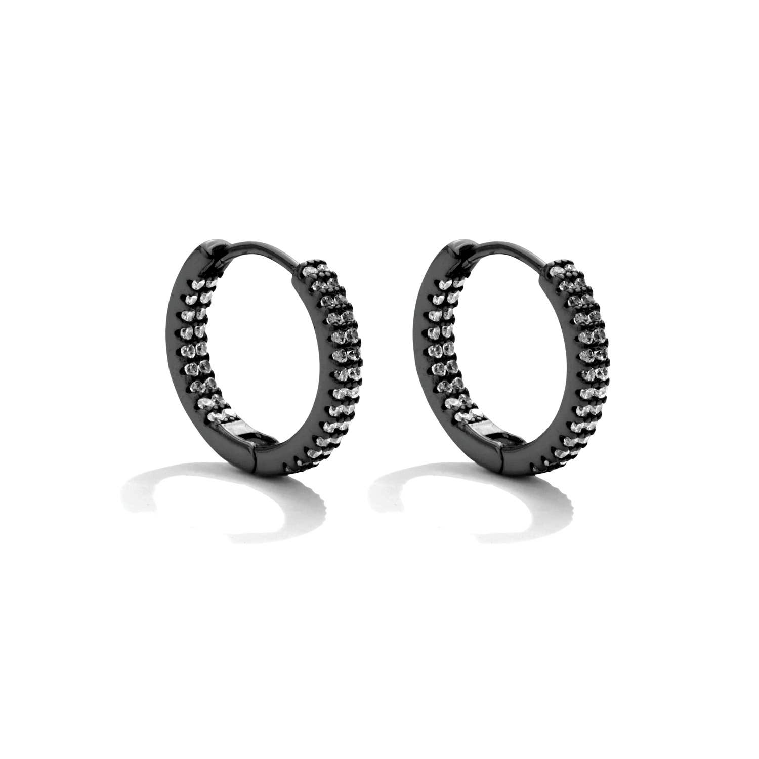 Splendid Iris - Wholesale Huggie Earrings - Small Glitzy Huggies0