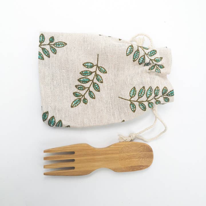 Smile Boutiques - Wholesale Kitchen Fork - Natural Bamboo Spork5
