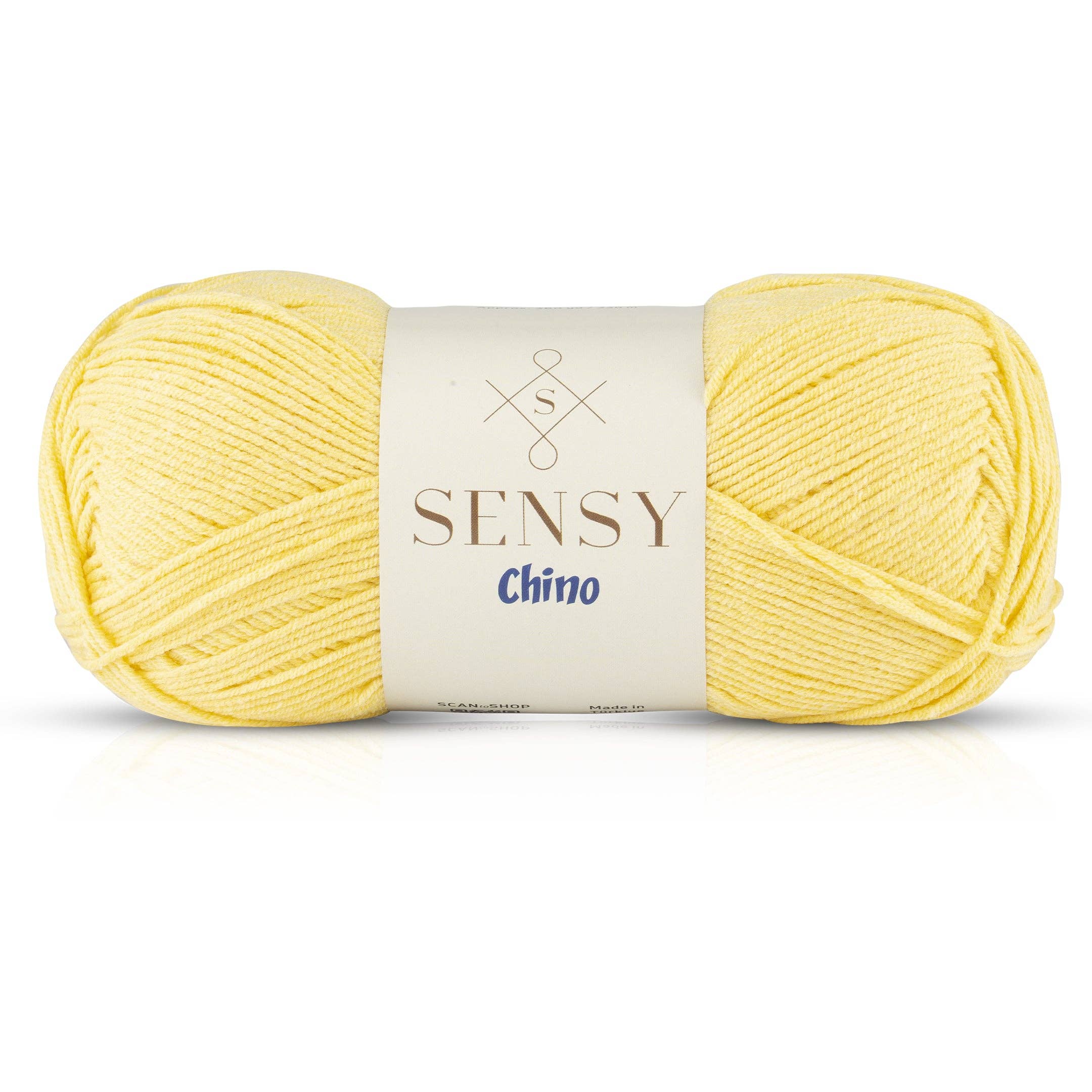 Sensy - Wholesale Yarn - Sensy Chino Soft Cotton Yarn, 3.5 oz, 360 Yards, Gauge 2 Fin34