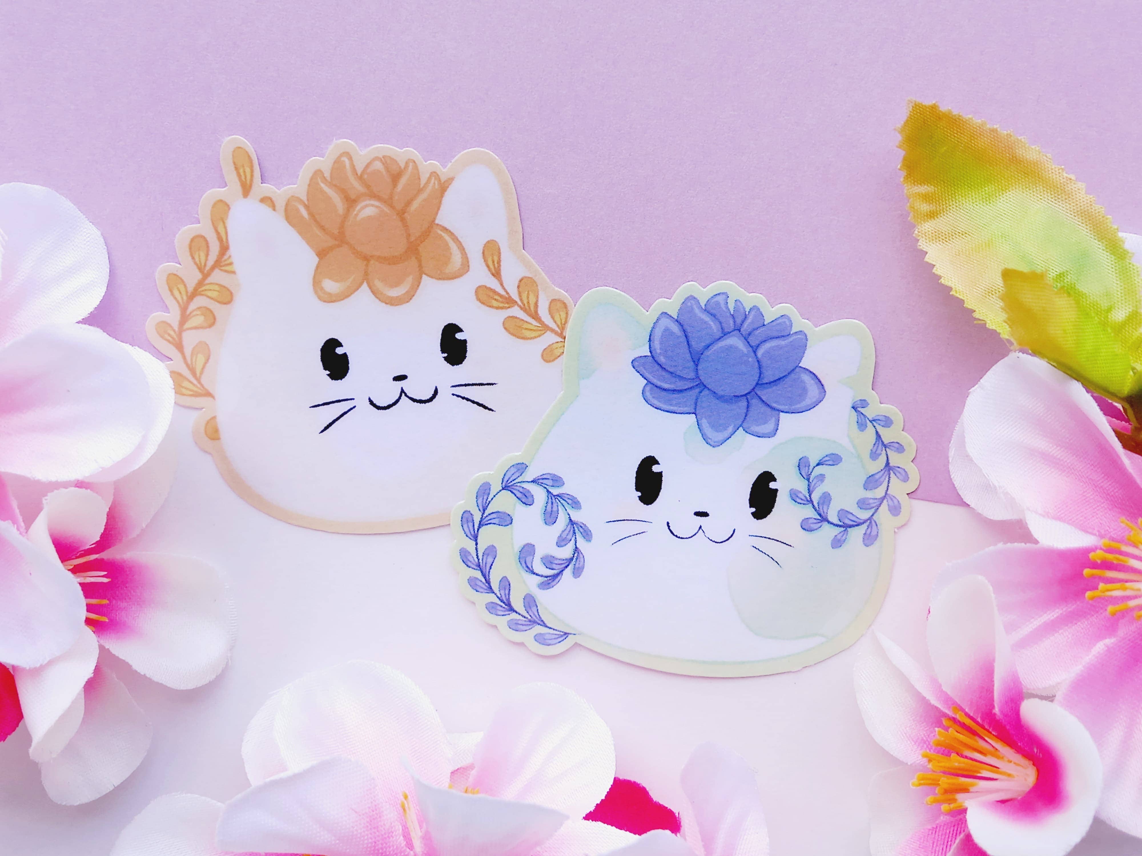 Arthelios Studio - Wholesale Sticker - Kitty Cactus Decal2