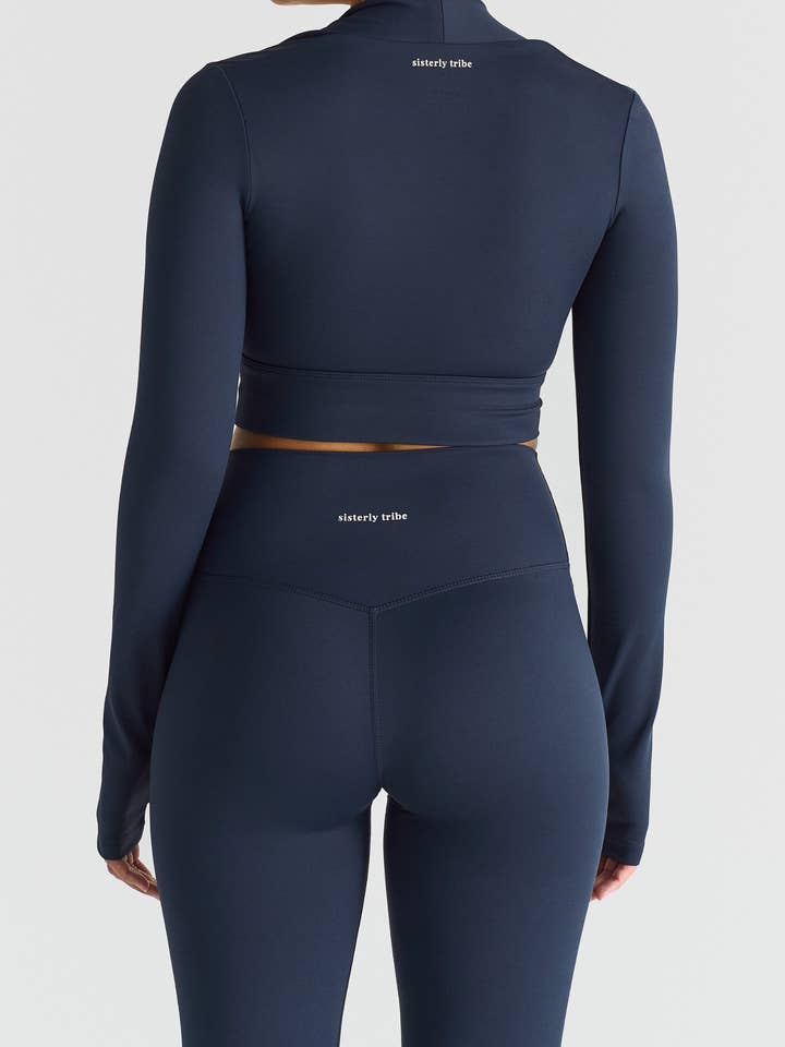 Sisterly Tribe - Wholesale Athletic/Lounge Leggings - Women's - Softsculpt Leggings - Navy3