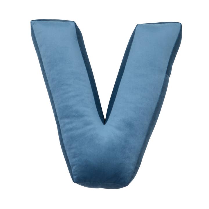 Velvet Letter Cushion V for wholesale by Bettys Home