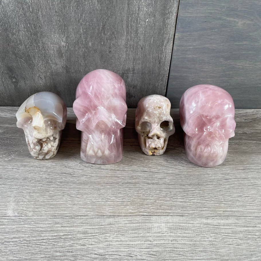 Keystone Crystals - Wholesale Spiritual Stone/Crystal - Assorted Crystal Skulls – Bulk Lot for Gift Shops131