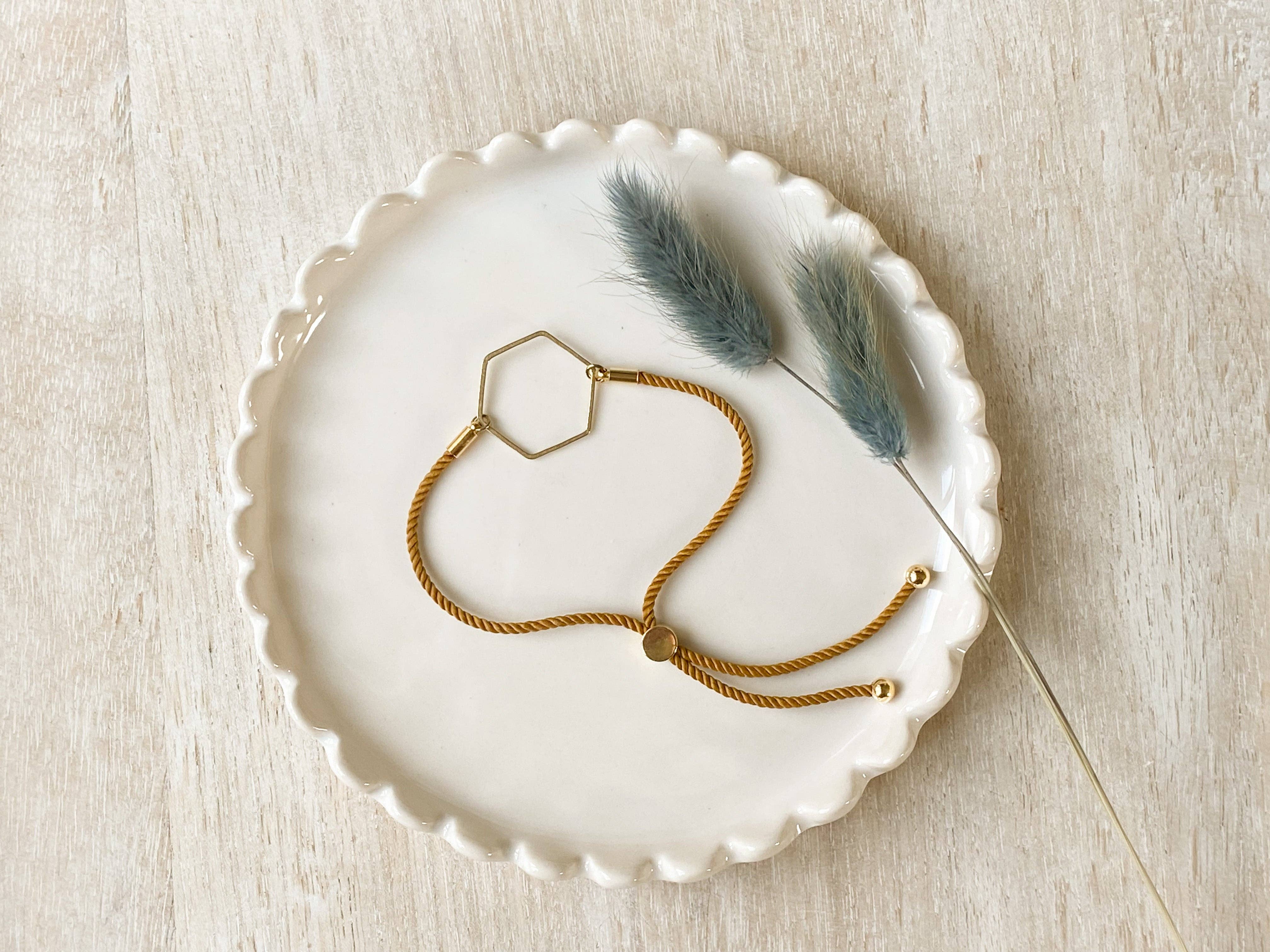 Agaveh girl – wholesale Charm/dangle bracelet – Simple Hexagon Bracelet8