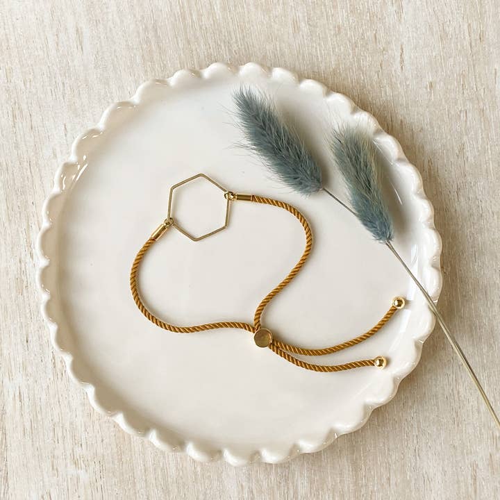 Agaveh girl – wholesale Charm/dangle bracelet – Simple Hexagon Bracelet8