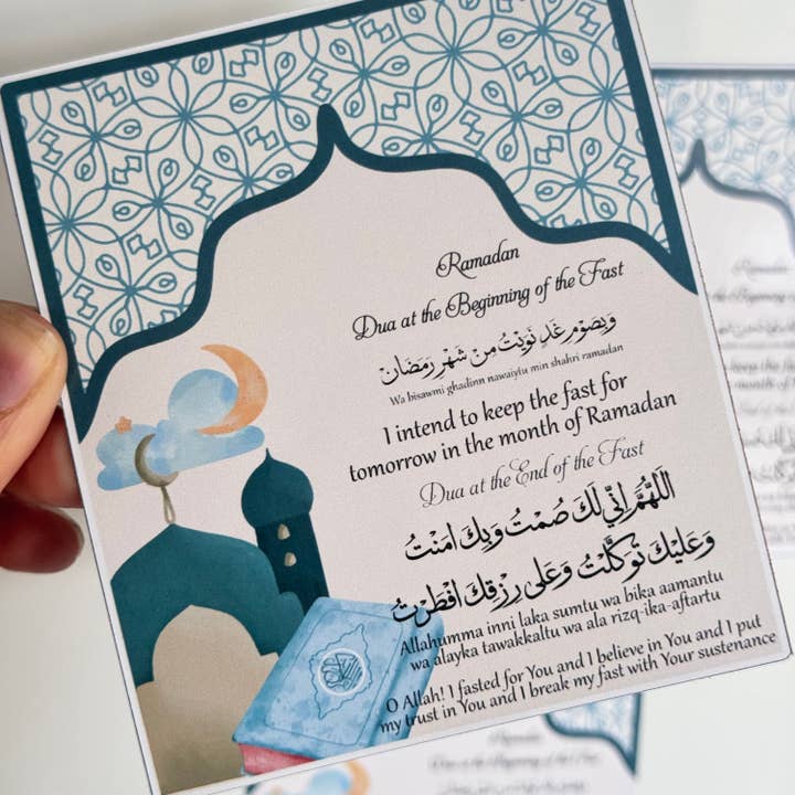 Imán de vinilo para nevera con oraciones de Ramadán para venta al por mayor de CraftsbyNahima