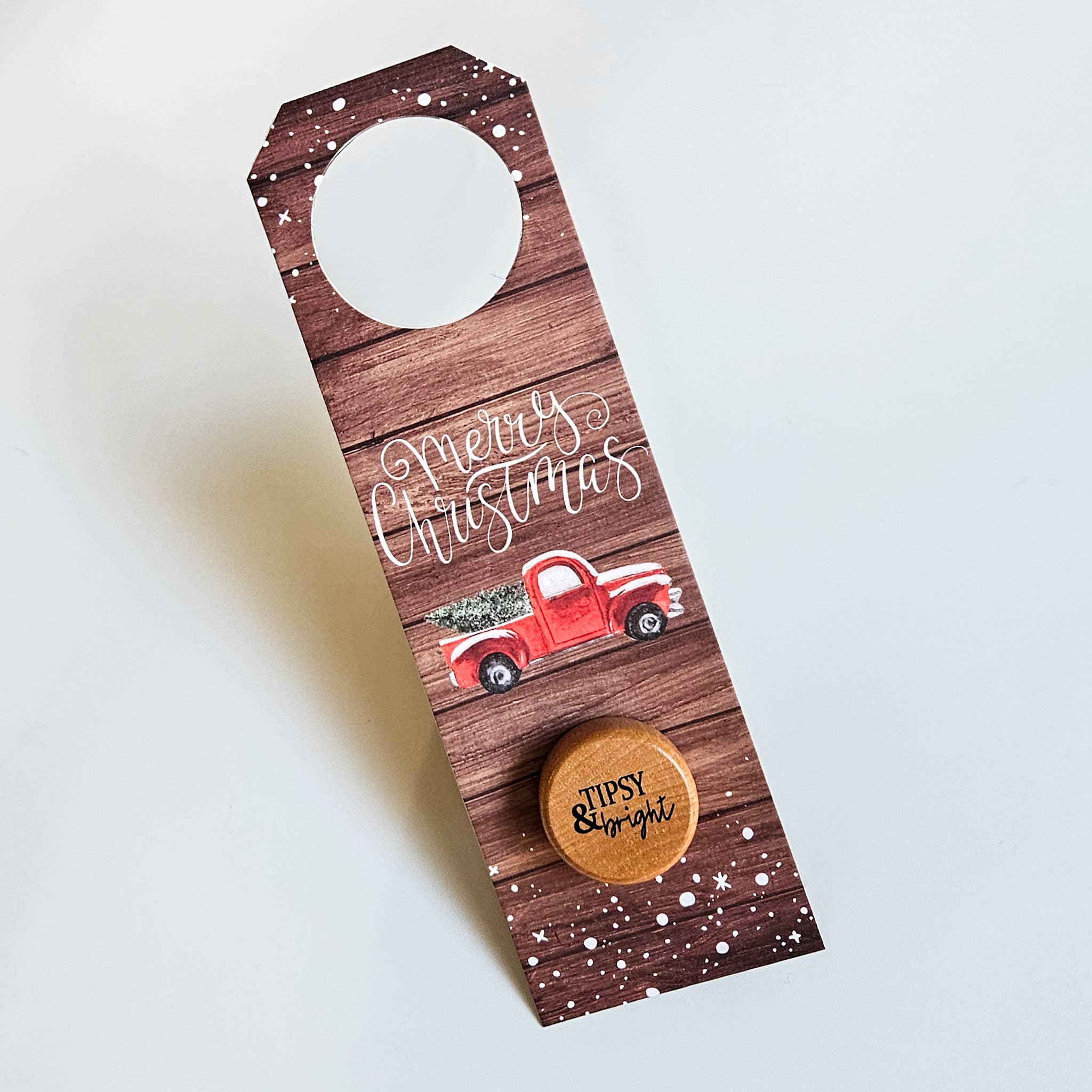 Lou Golden Designs - Wholesale Wine Stopper - Christmas Wine Bottle Gift Tag & Stopper1