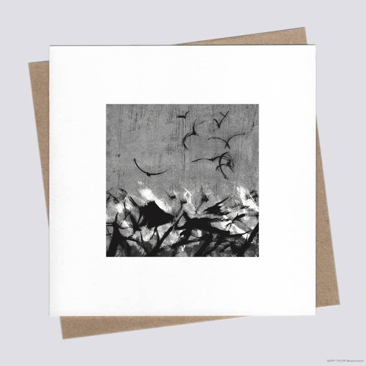 OCEAN BIRDS 3 individual card for wholesale by Raw Mixture