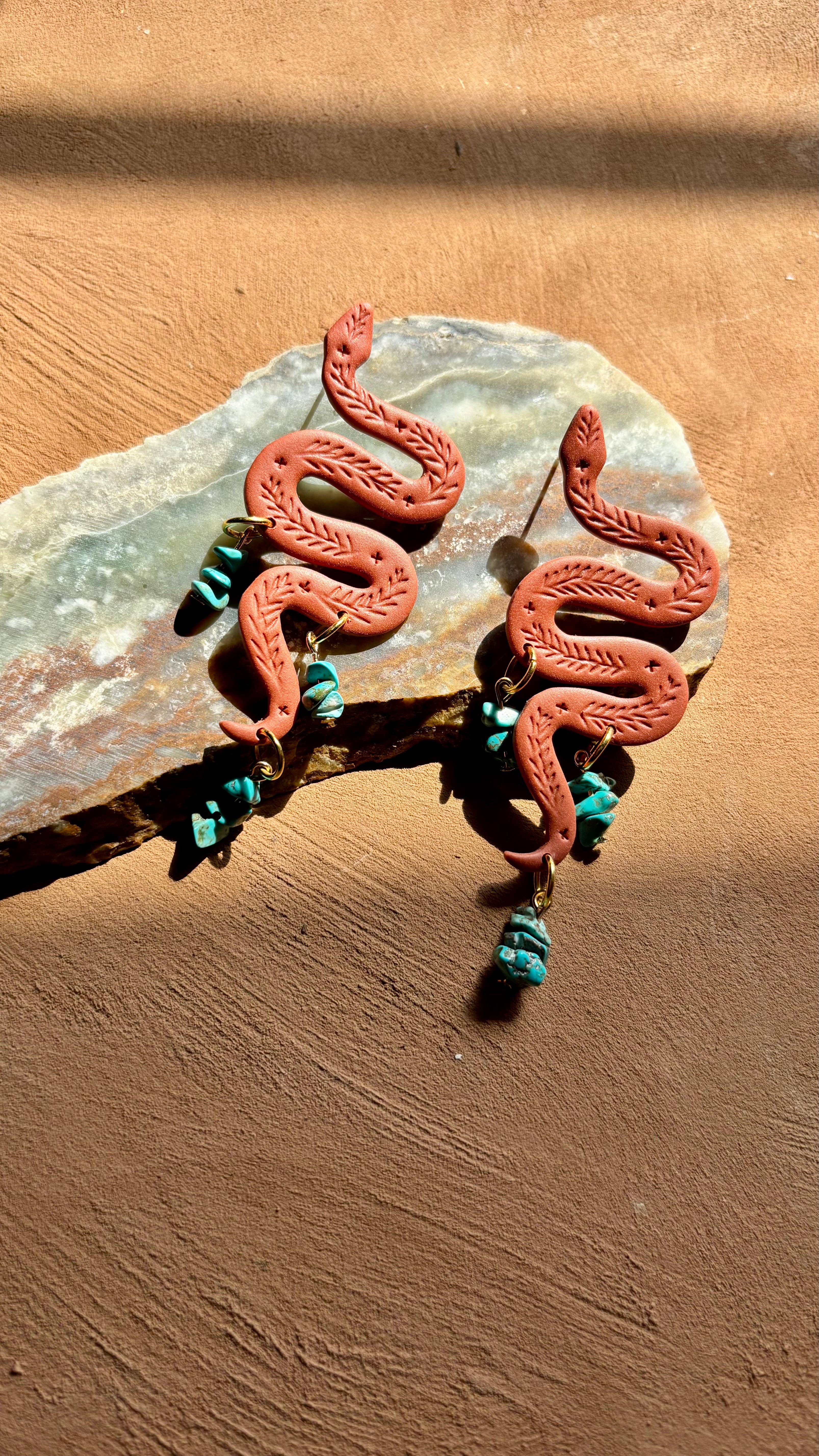 Divine Earth Clay - Wholesale Dangle Earrings - Cleopatra1
