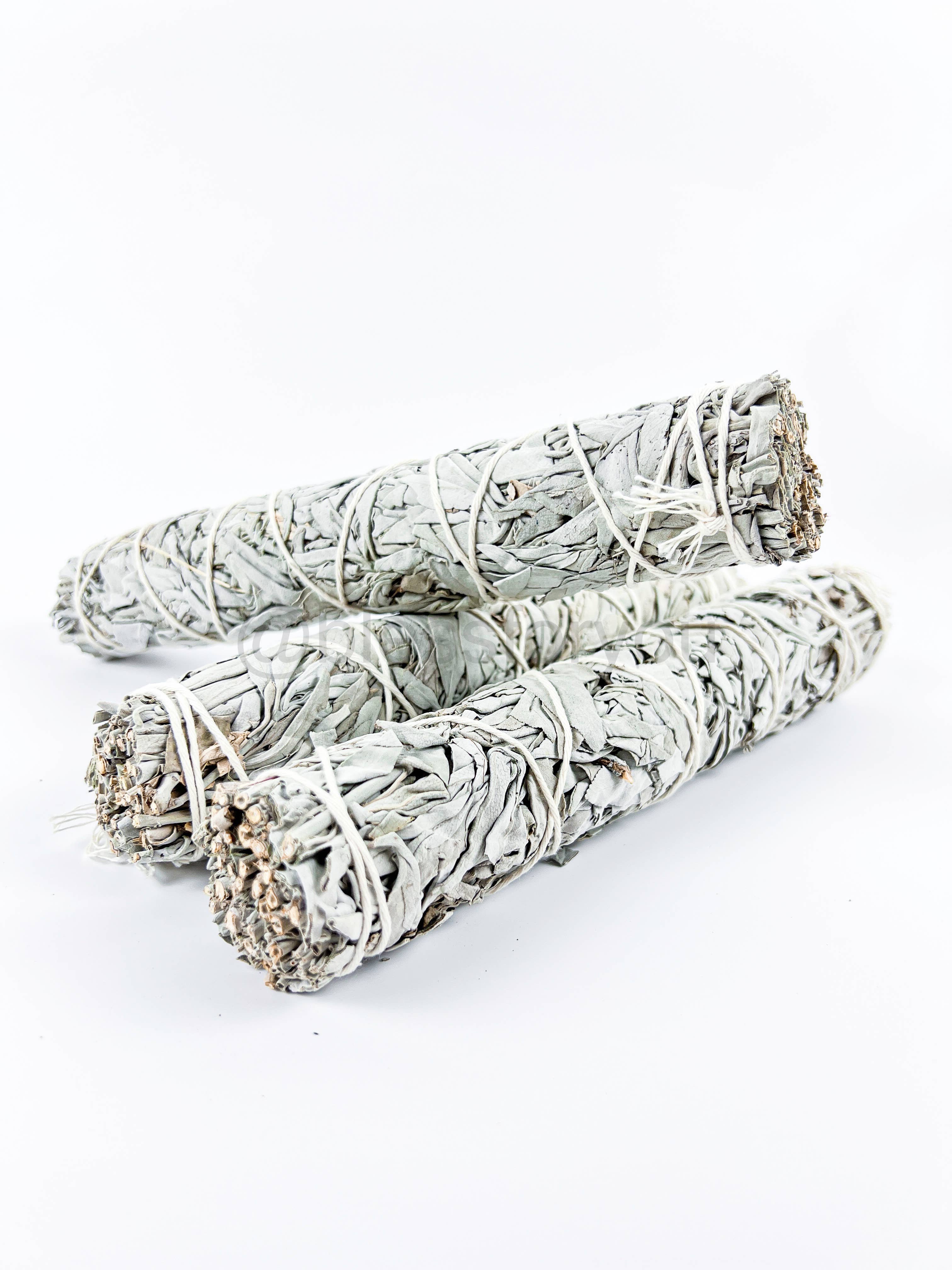 GREENROOTS USA LLC - Wholesale Sage Bundle - White Sage Smudge Stick 9" Jumbo HoUSe Cleansing Energy3