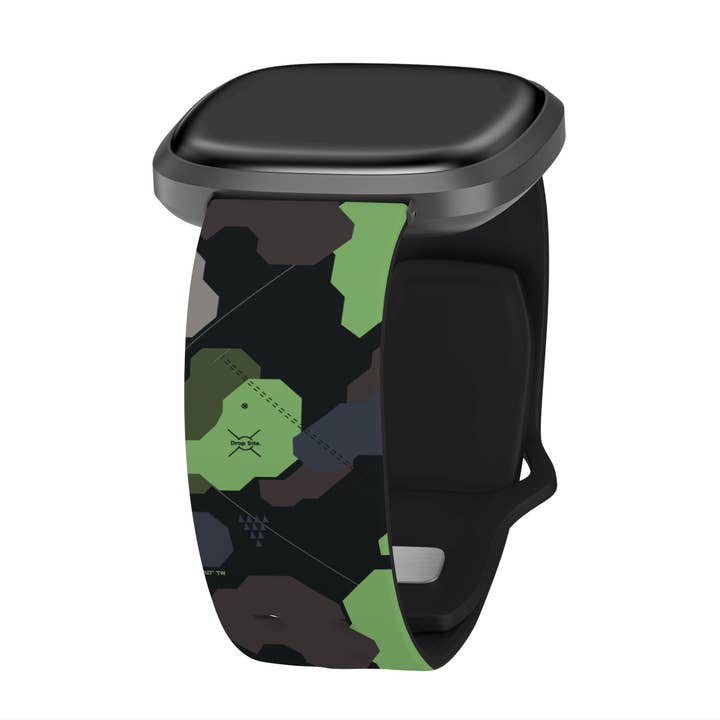Call of Duty Camo HD Fitbit Versa 3 en Sense 1 horlogeband voor wholesale door Affinity Bands