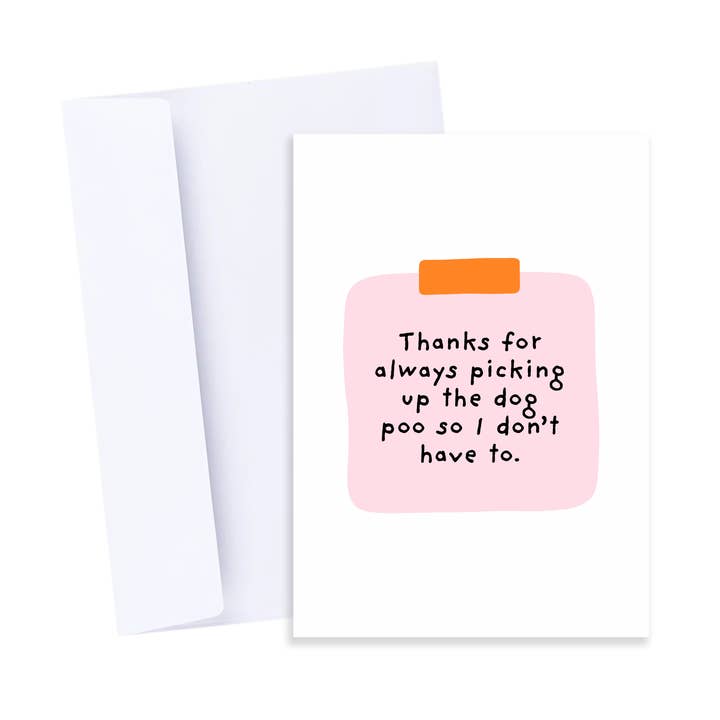 Hundehaufen-Karte - Lustige Valentinstagskarte zum Jahrestag für den Großhandel von Popsy Press