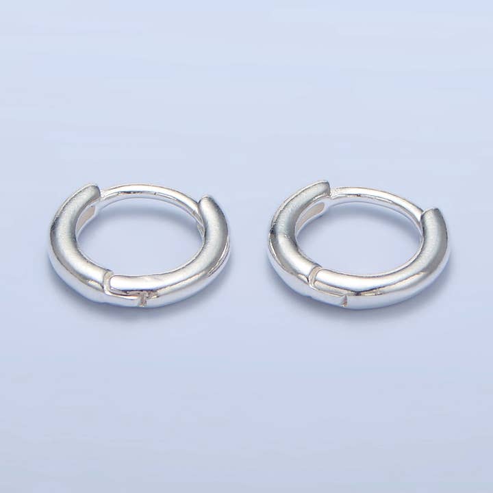 Aim Eternal - Wholesale Huggie Earrings - Sterling Silver Cartilage Huggie Hoop Earrings | SL-3770