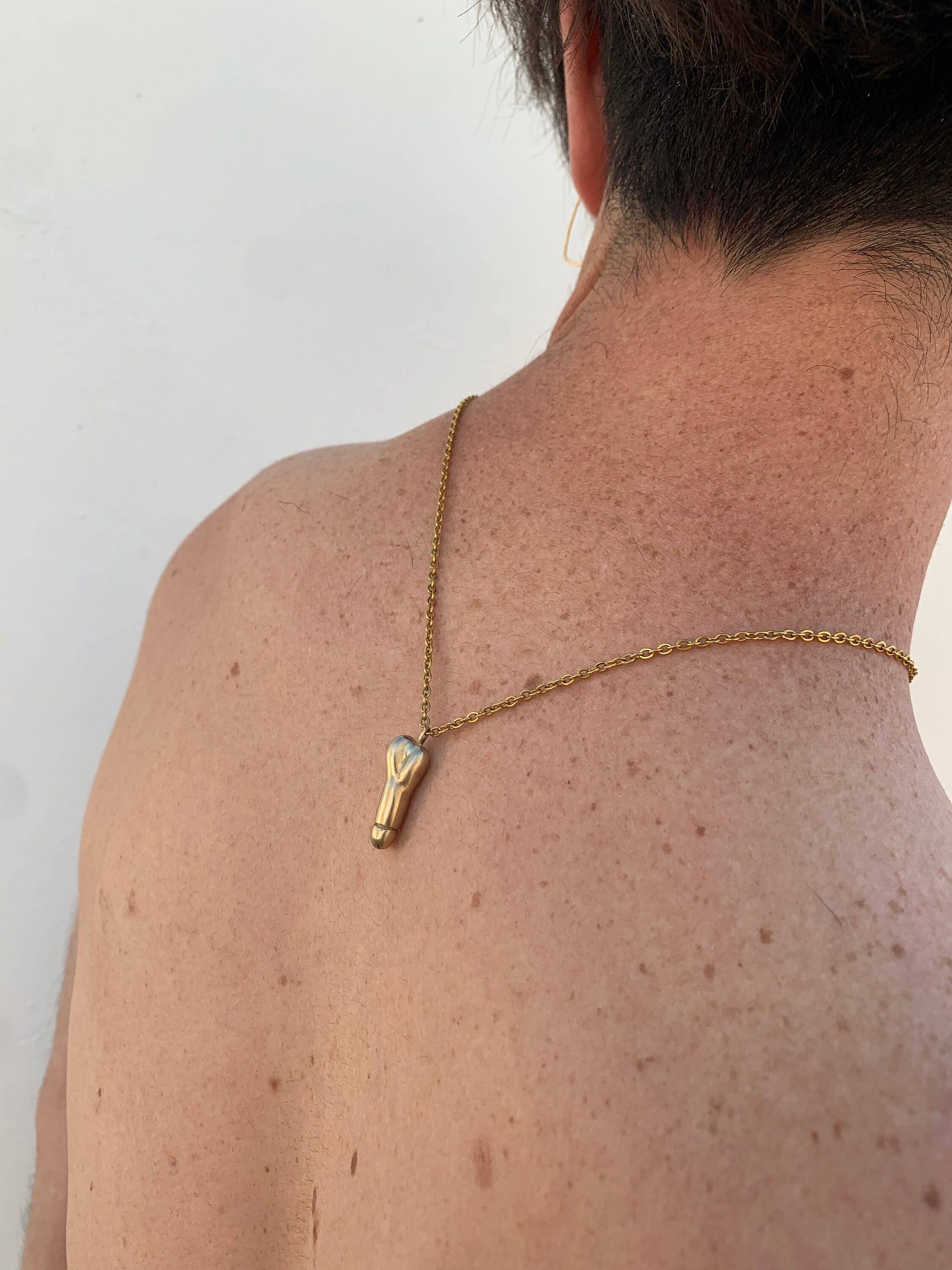 Gilty Boy - Wholesale Pendant/Charm Necklace - Penis Charm Necklace2