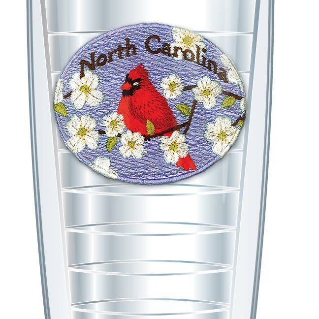 North Carolina Cardinal Patch Tumbler for wholesale by FREEHEART