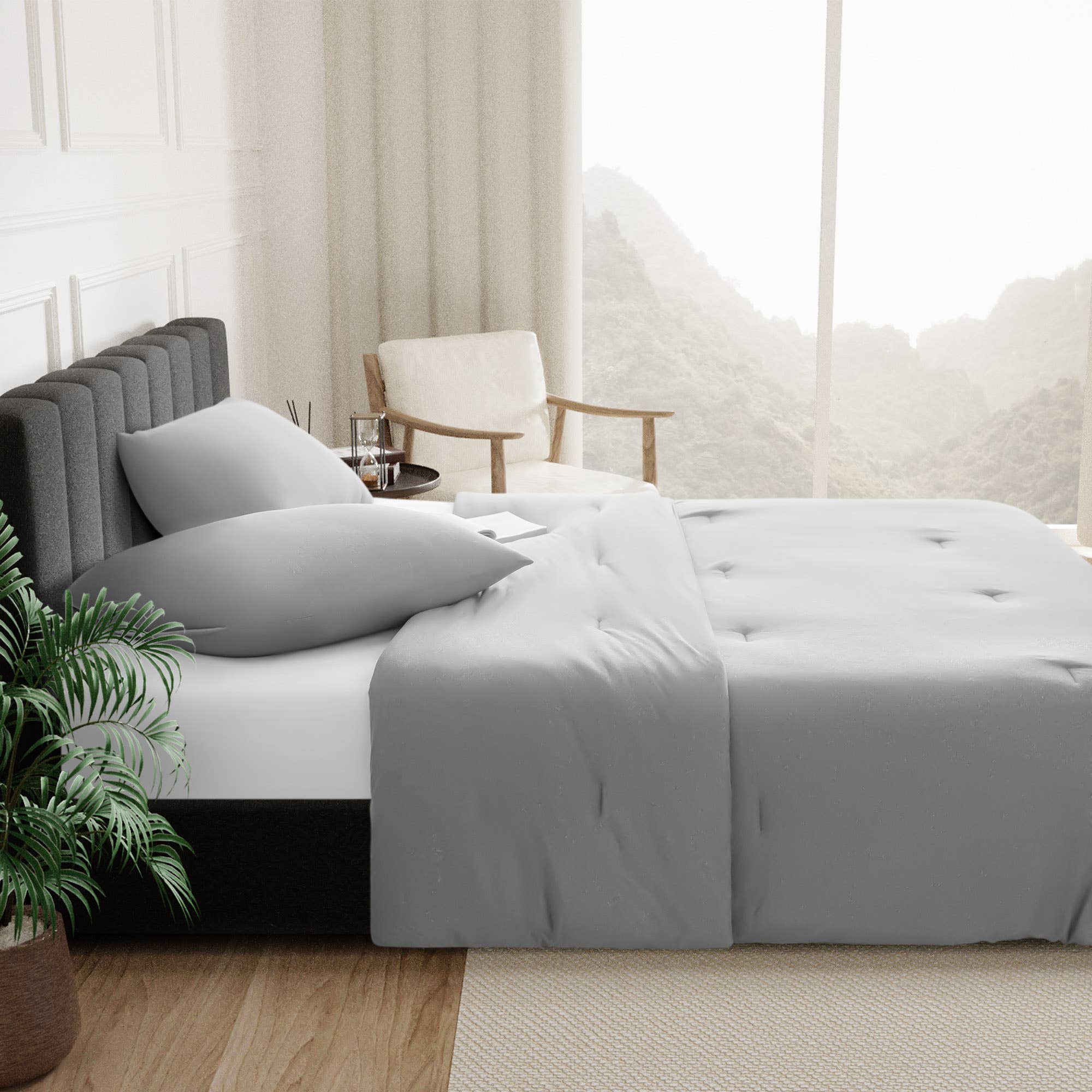 Awesome Home - Wholesale Bedding Set - Soft Easy Care Jersey Comforter Set, 2-Piece0