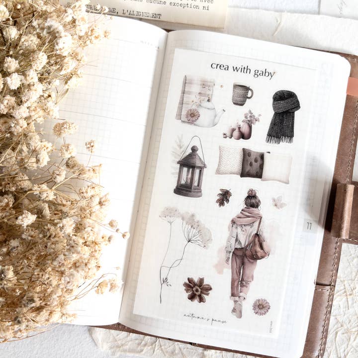 Crea with Gaby - Wholesale Sticker - Deco sticker: Autumn's pause1