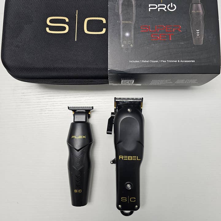 Salon Equipment Pros - Wholesale Clippers - Men's - Stylecraft Pro Super Rebel Clipper & Flex Trimmer Combo Set