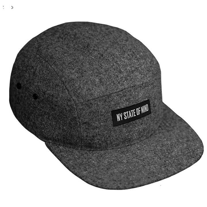 Chapéu Melton Wool 5 Painel por atacado de NY State of Mind
