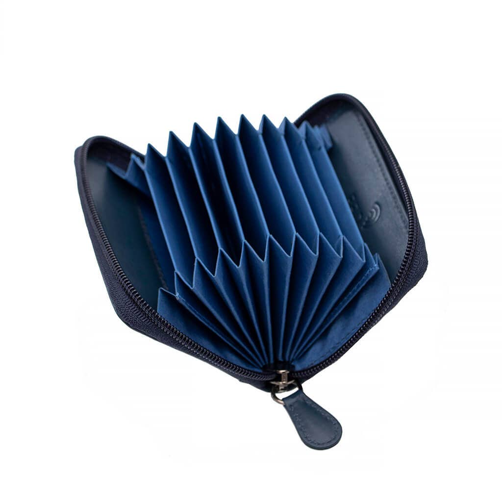 PRIMEHIDE - Wholesale Card Holder - Unisex - Concertina Leather RFID Credit Card Holder - 78066