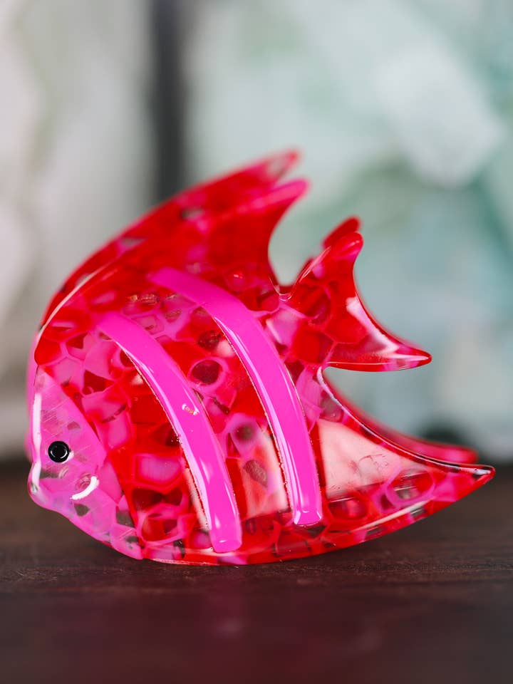 Fish hair clip for wholesale by The Clay Bouquet
