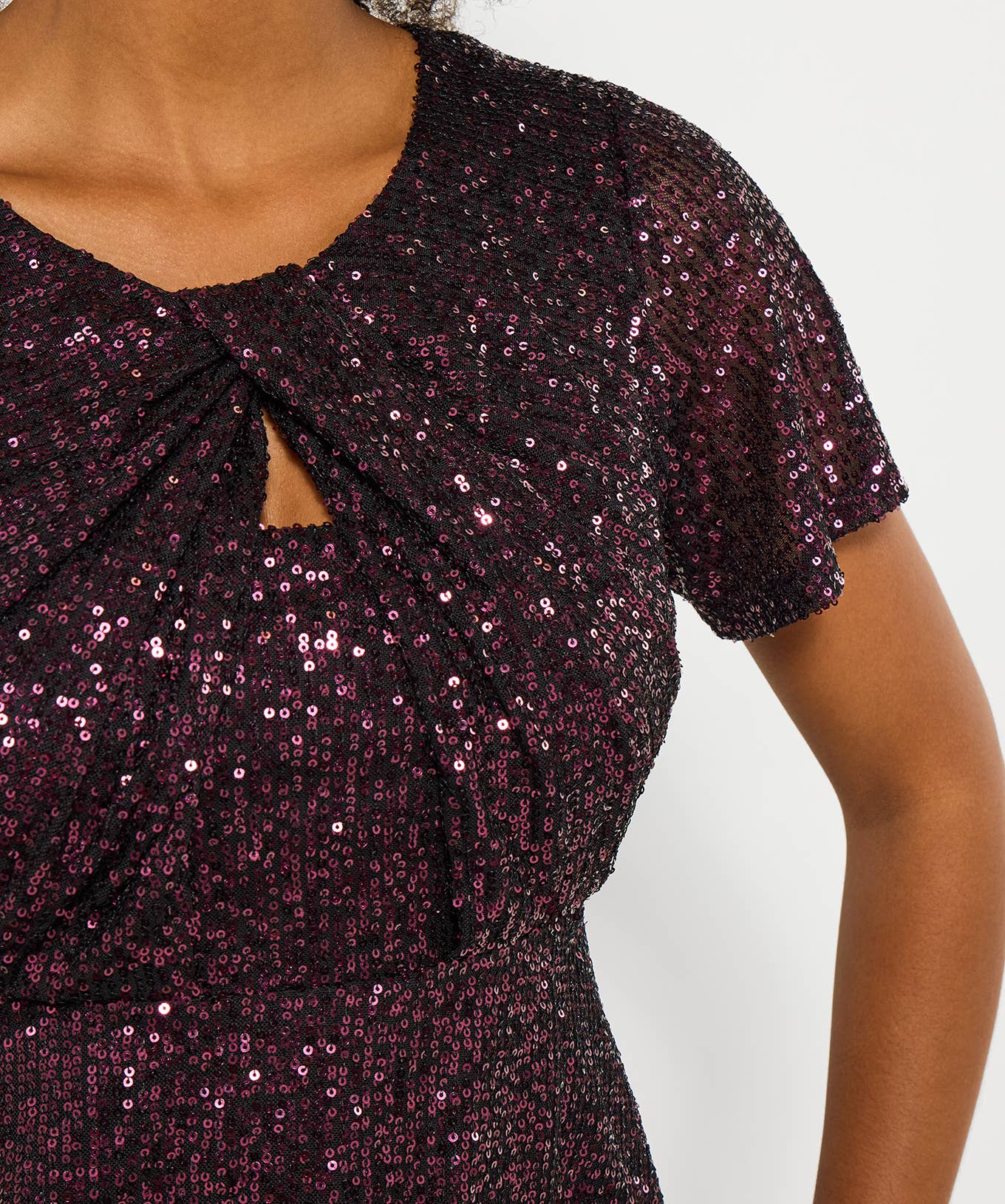 Berry Sparkle Season Sequined Top for wholesale on Faire2