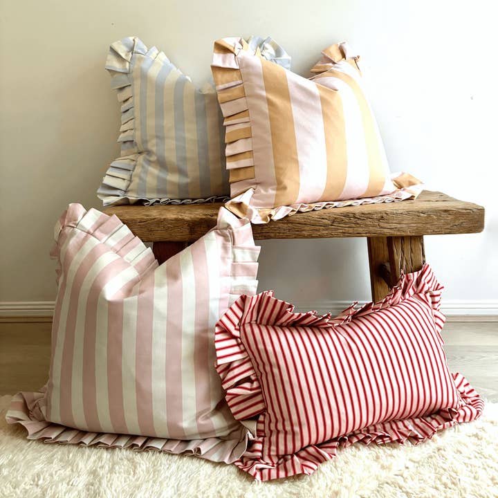Rae Ruffle Cushion | Square and other Purchase Wholesale cotton pillow covers. Free Returns & Net 60 Terms on Faire trending on Faire.