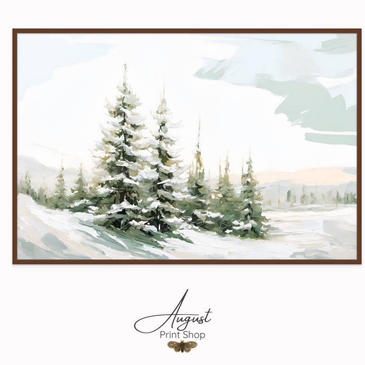 August Print Shop - Wholesale Art Print - Winter Forest