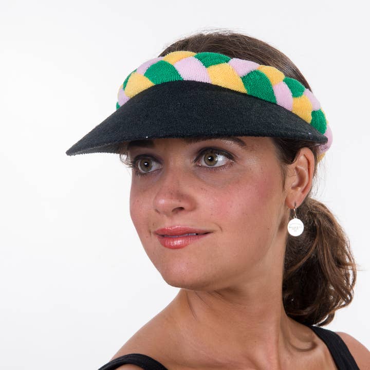KaKyCo - Vente Visière – femme - Visières de soleil en tissu éponge tressé | BS-82392