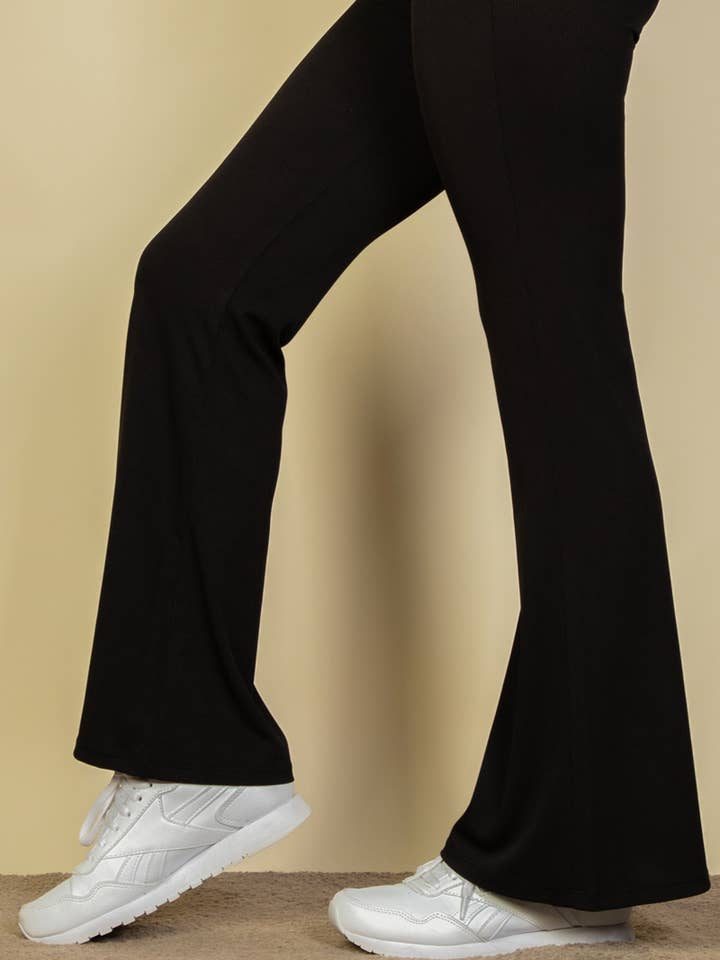 CAPELLA APPAREL - Wholesale Pants - Women's - High Waisted Flare Pants3