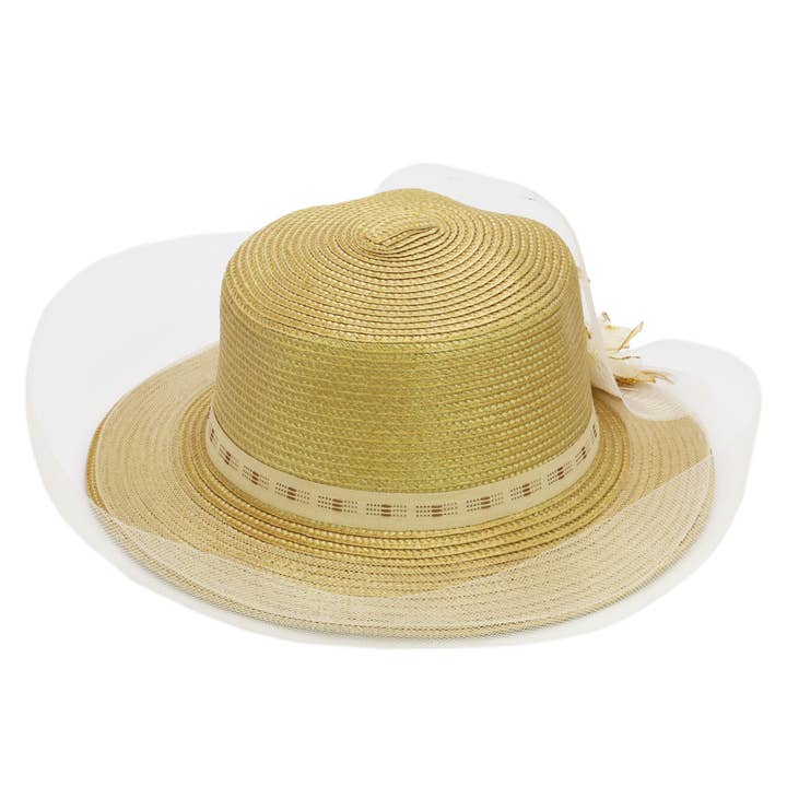 Cap Zone - Wholesale Fascinator Hat - Women's - Organza Fascinator Derby Bucket Sun Hat14