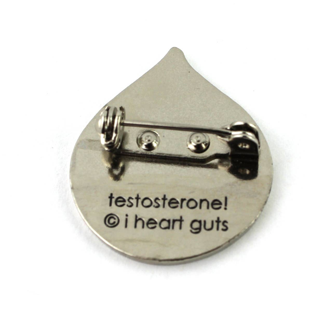 I Heart Guts | Organ Plushies Wholesale - Wholesale Lapel Pin/Button - Testosterone Art Enamel Lapel Pin - Game of Hormones3