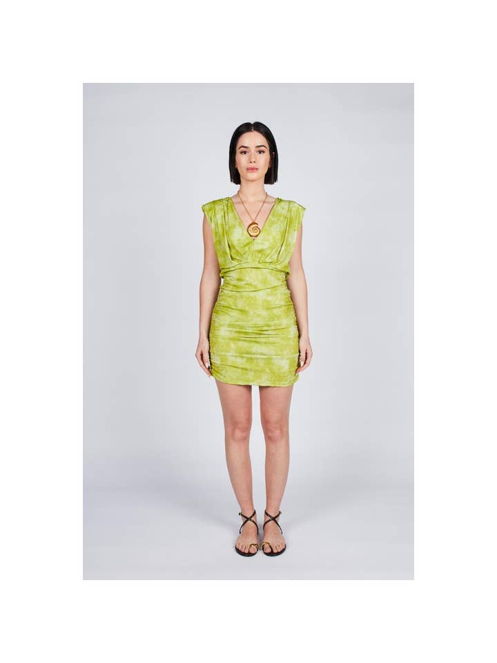 Vestido Mini Drapeado para venta al por mayor de Dioxide