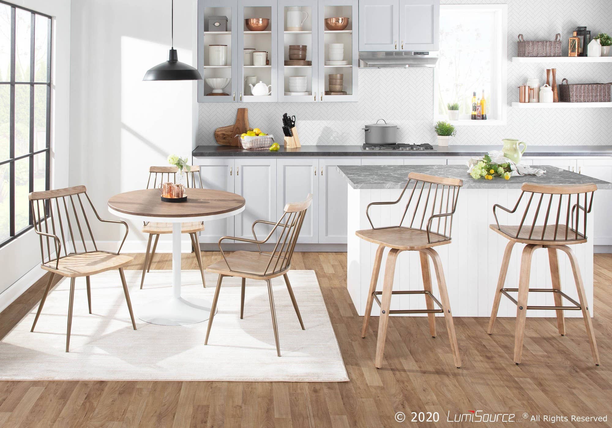 Preston Chair in Antique Copper Metal for wholesale on Faire5