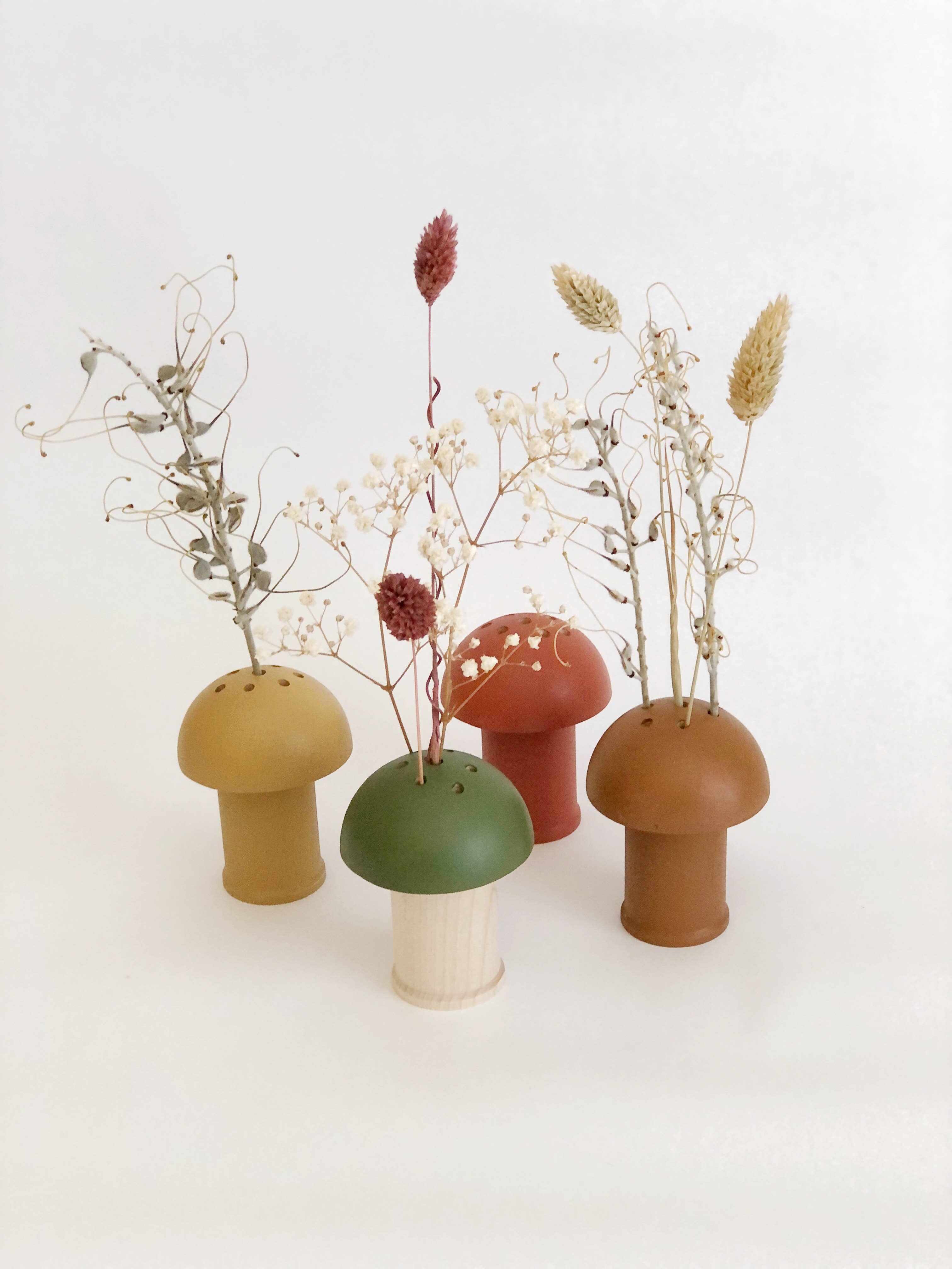 Stacy Wong - Wholesale Vase - Small Mushroom Dry Flower+ Ikebana Vase0
