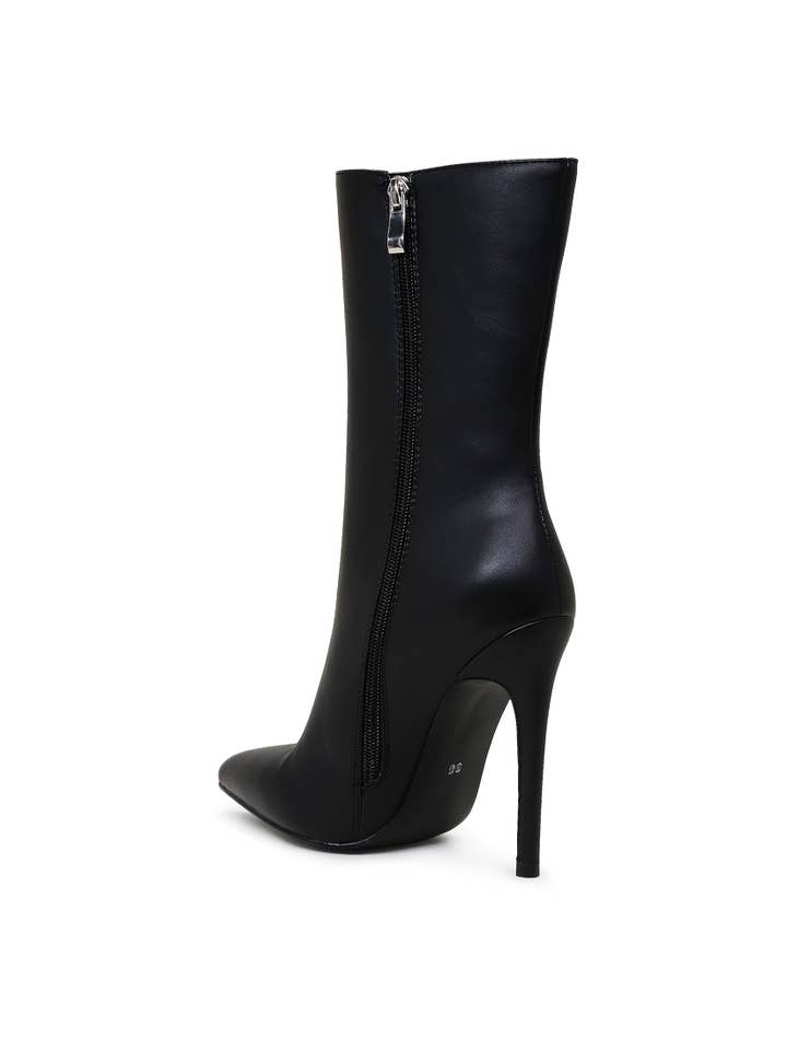 Rag Company - Wholesale Boots – Women’s - MICAH POINTED STILETTO HIGH ANKLE BOOTS8