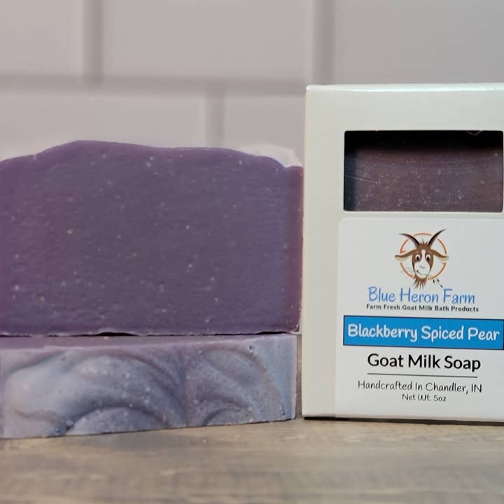 Cucumber Melon Goat Milk Soap for wholesale by Blue Heron Farm