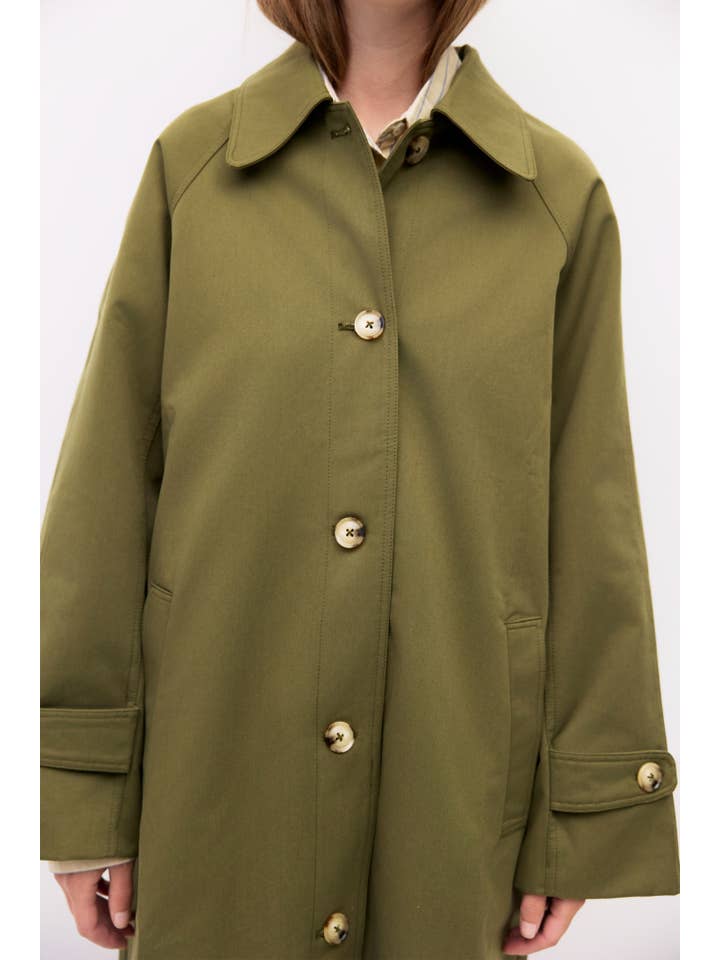 MOD REF - Wholesale Trench Coat - Women's - The Serena Coat | Pointed Collar Trench Coat16